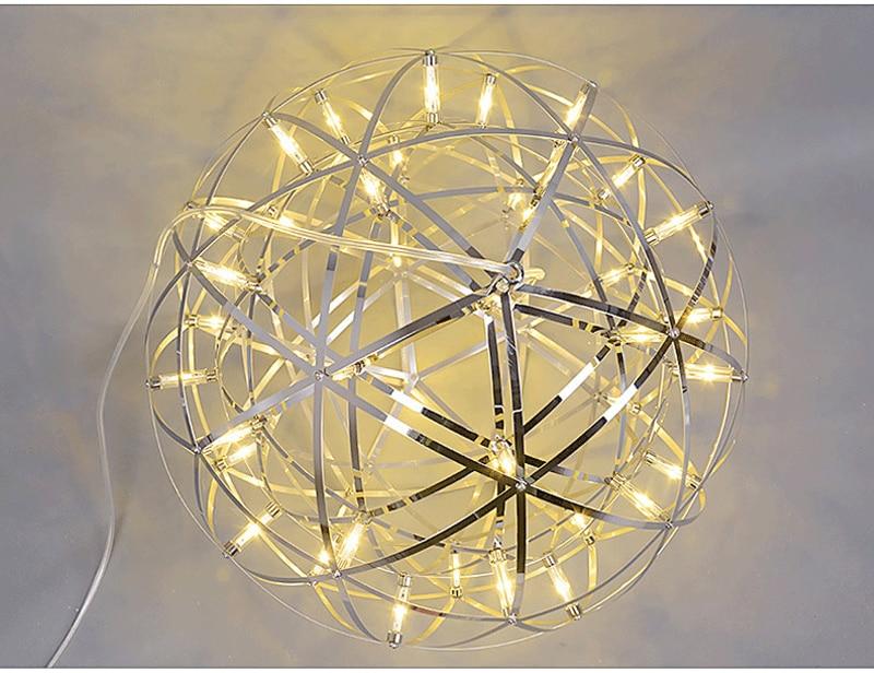 Solenne – Stainless Steel LED Sphere Pendant