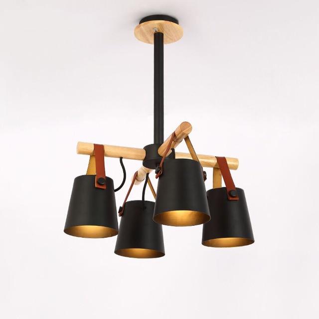 Rye – Multi-Drop Iron Shade Pendant Chandelier