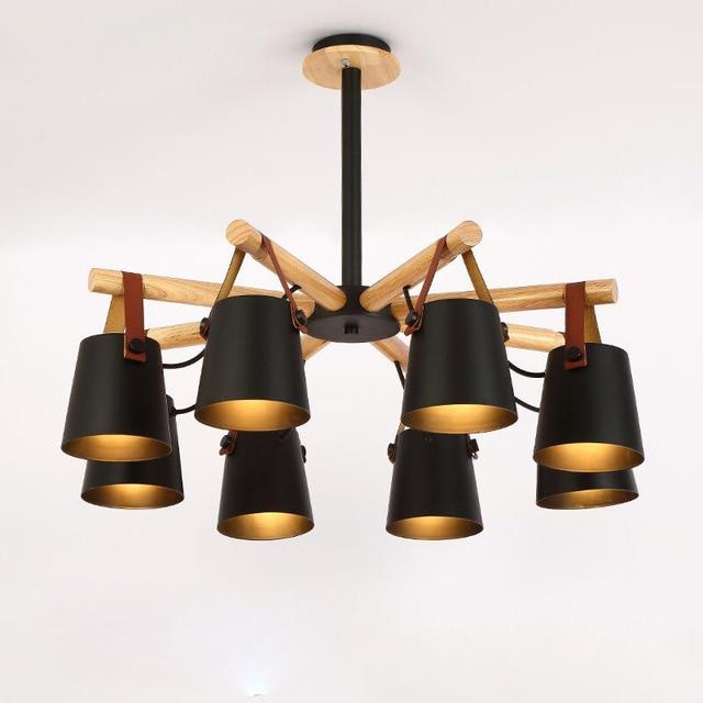 Rye – Multi-Drop Iron Shade Pendant Chandelier