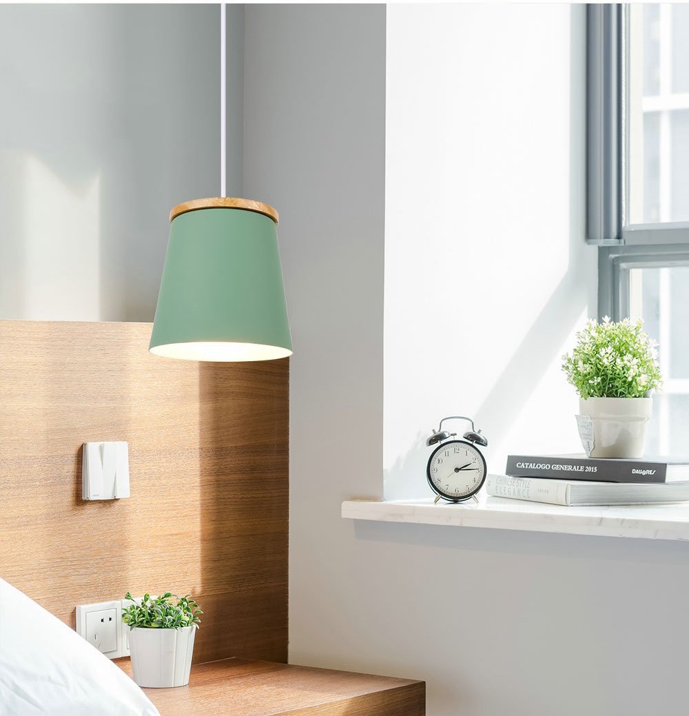 Amble – Rubberwood & Metal Mini Pendant