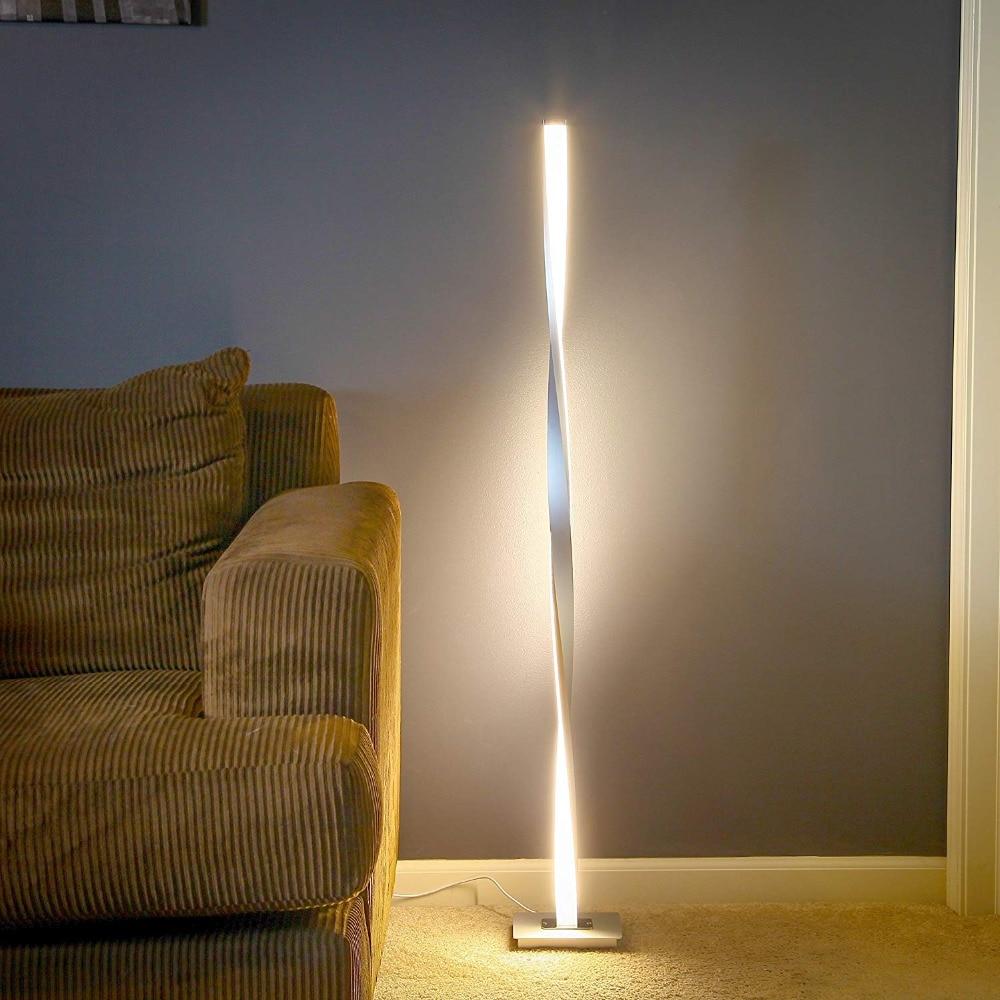Ren – Twisted Plated Iron LED Floor Lamp