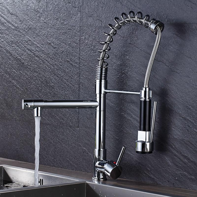Cedar – LED Spring-Neck Kitchen Mixer Tap