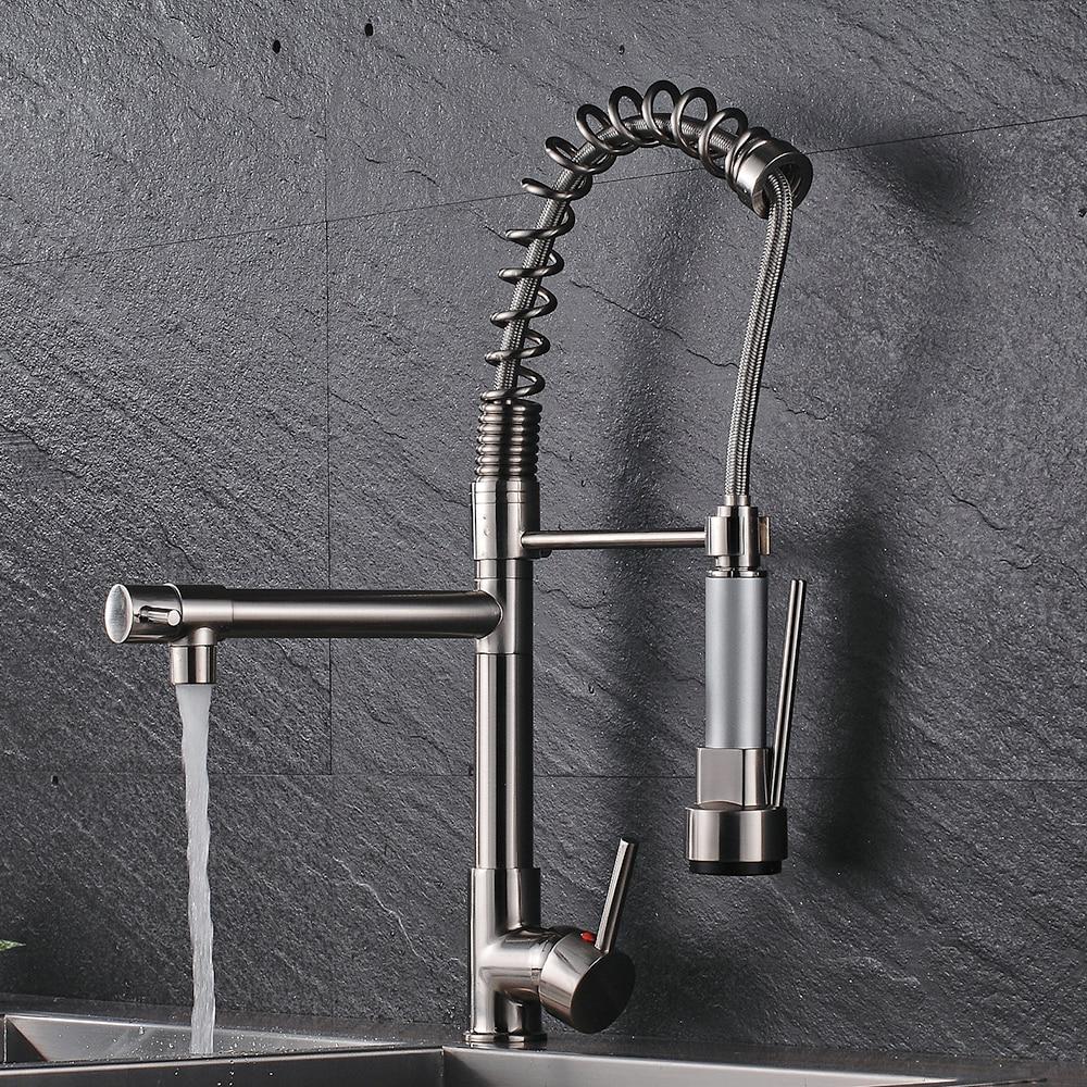 Cedar – LED Spring-Neck Kitchen Mixer Tap