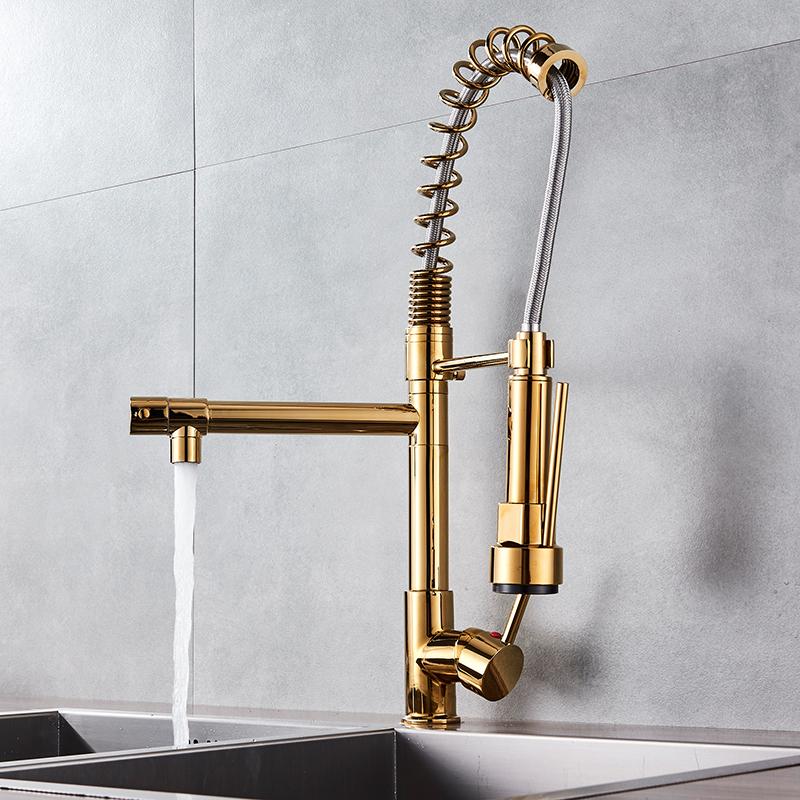 Cedar – LED Spring-Neck Kitchen Mixer Tap