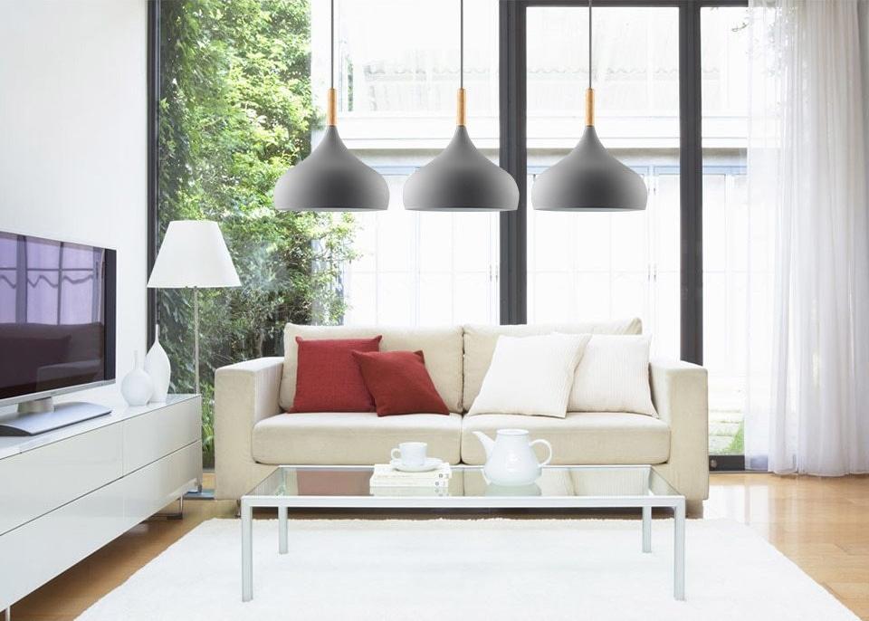 Marlow – Matte Aluminium Dome Pendant