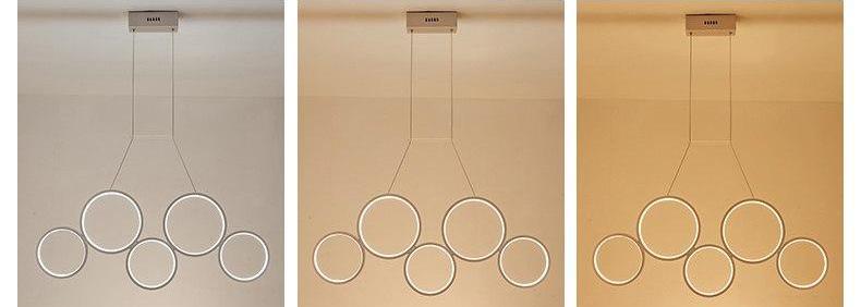 Tidewell – Dimmable Stacked Ring LED Chandelier