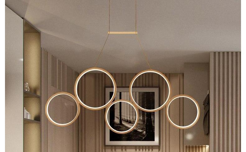 Tidewell – Dimmable Stacked Ring LED Chandelier