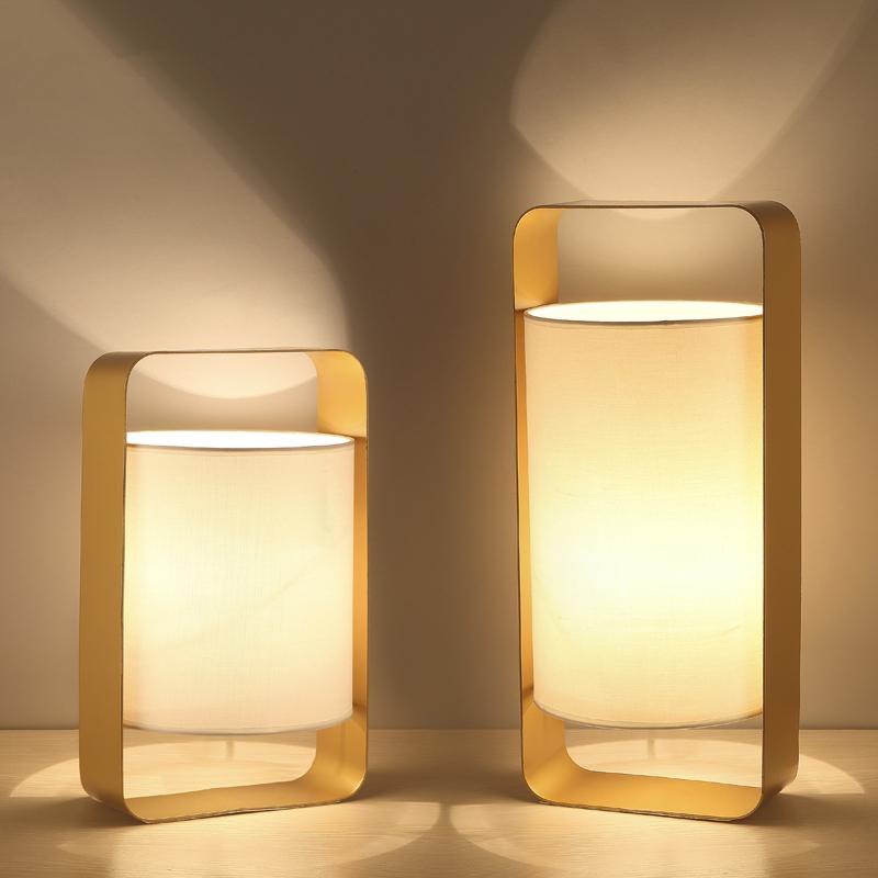 Alcove – Metal Frame Floating Fabric Lantern Lamp