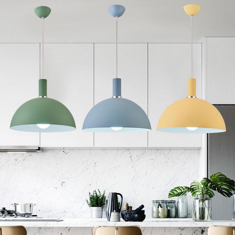 Osier – Round Aluminium Dome Pendant