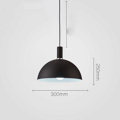 Osier – Round Aluminium Dome Pendant
