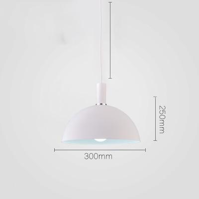 Osier – Round Aluminium Dome Pendant