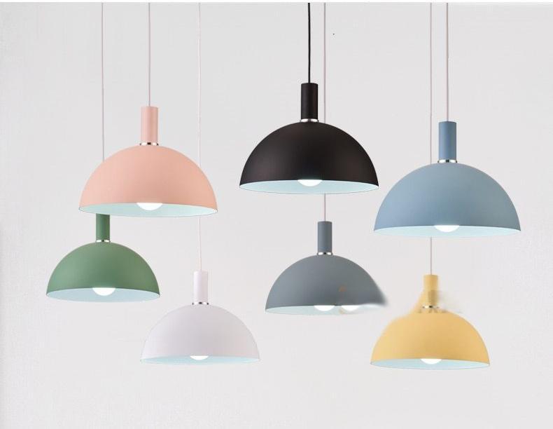 Osier – Round Aluminium Dome Pendant