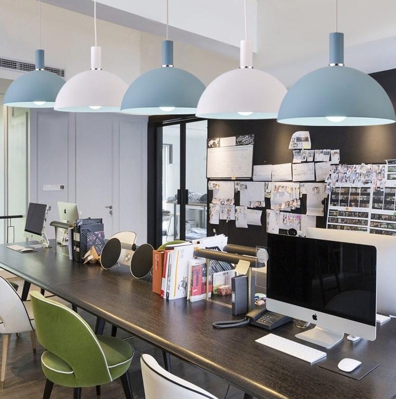 Osier – Round Aluminium Dome Pendant