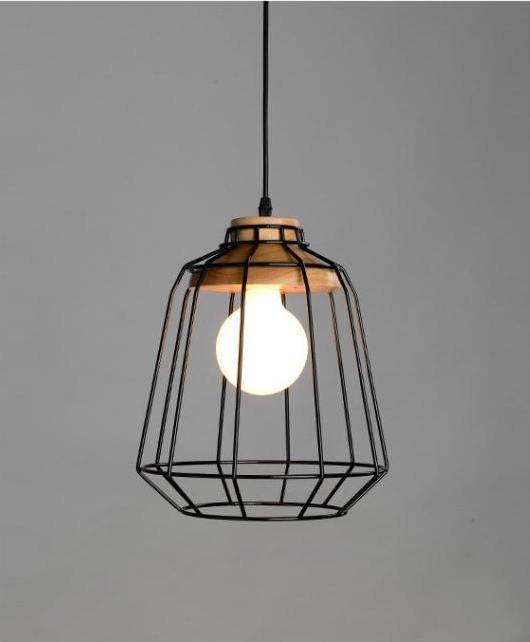 Otley – Wrought Iron Lantern Cage Pendant