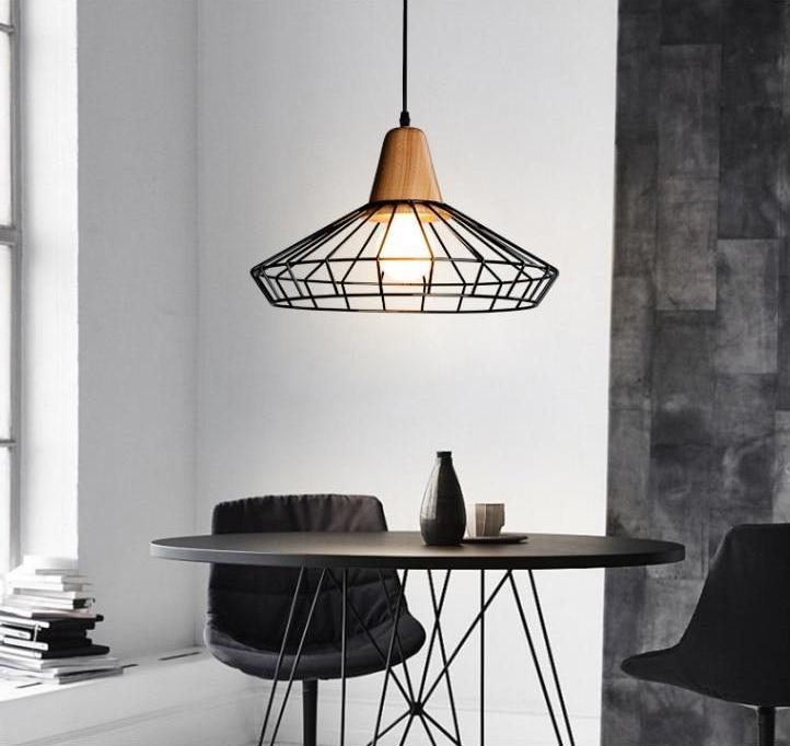 Otley – Wrought Iron Lantern Cage Pendant