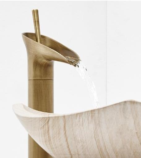 Ashby – Brass Waterfall Basin Mixer Tap