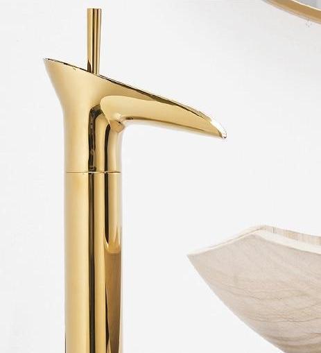 Ashby – Brass Waterfall Basin Mixer Tap