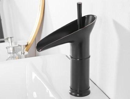 Ashby – Brass Waterfall Basin Mixer Tap