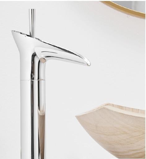 Ashby – Brass Waterfall Basin Mixer Tap
