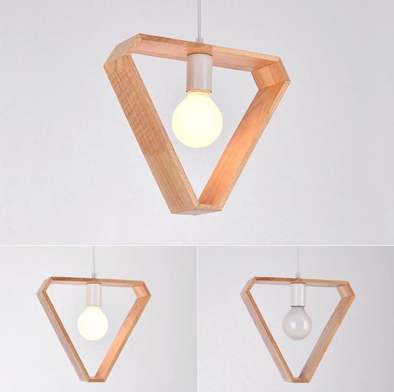 Elmsford – Geometric Wooden Frame Pendant