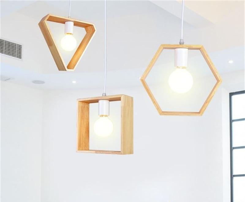 Elmsford – Geometric Wooden Frame Pendant