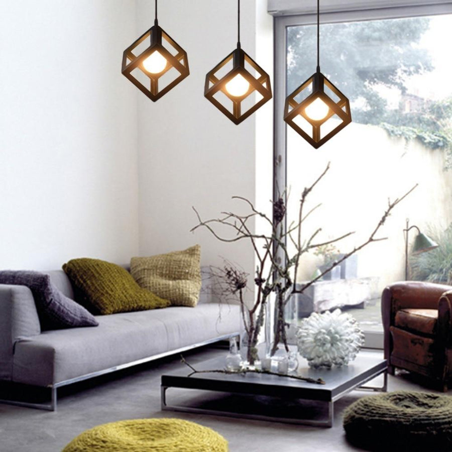 Calder – Open Cube Metal Pendant Light