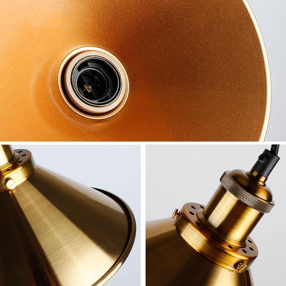 Fumi – Small Iron Cone Shade Pendant