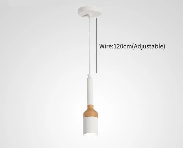 Fresco – Paintbrush-Shaped Iron & Wood Pendant Light