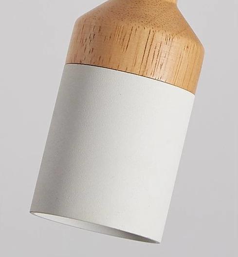 Fresco – Paintbrush-Shaped Iron & Wood Pendant Light