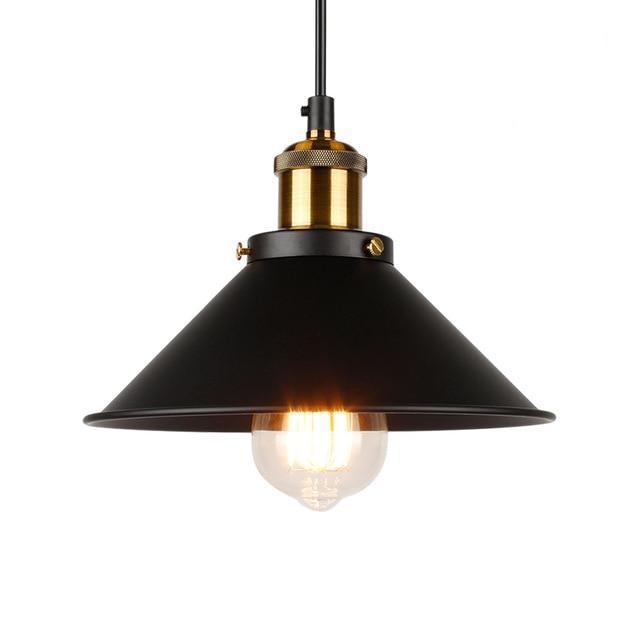 Fumi – Small Iron Cone Shade Pendant
