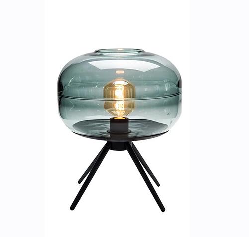 Tripod – Glass Dome Table Lamp on Iron Tripod