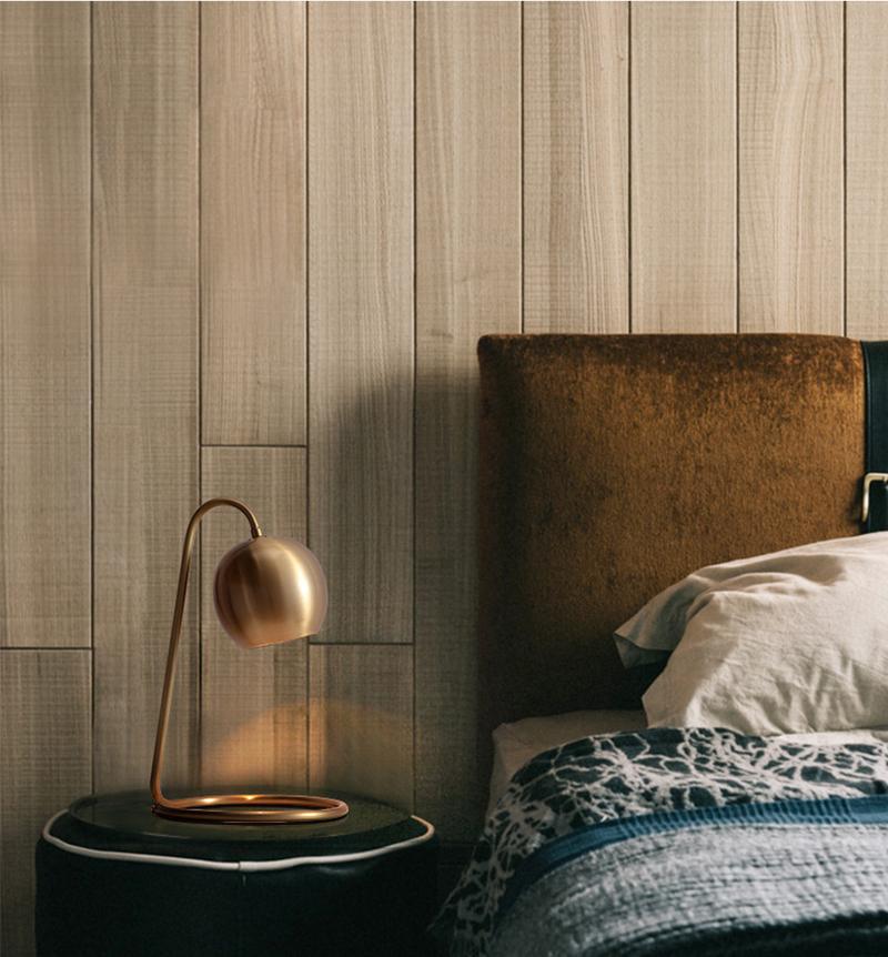 Patina – Copper-Plated Iron Retro Table Lamp
