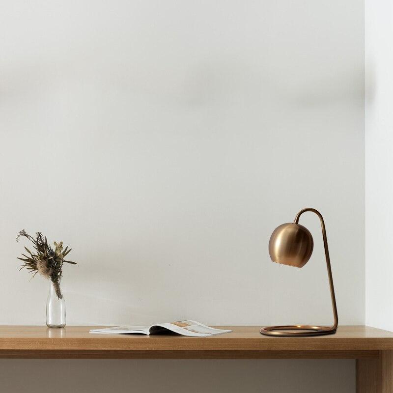 Patina – Copper-Plated Iron Retro Table Lamp