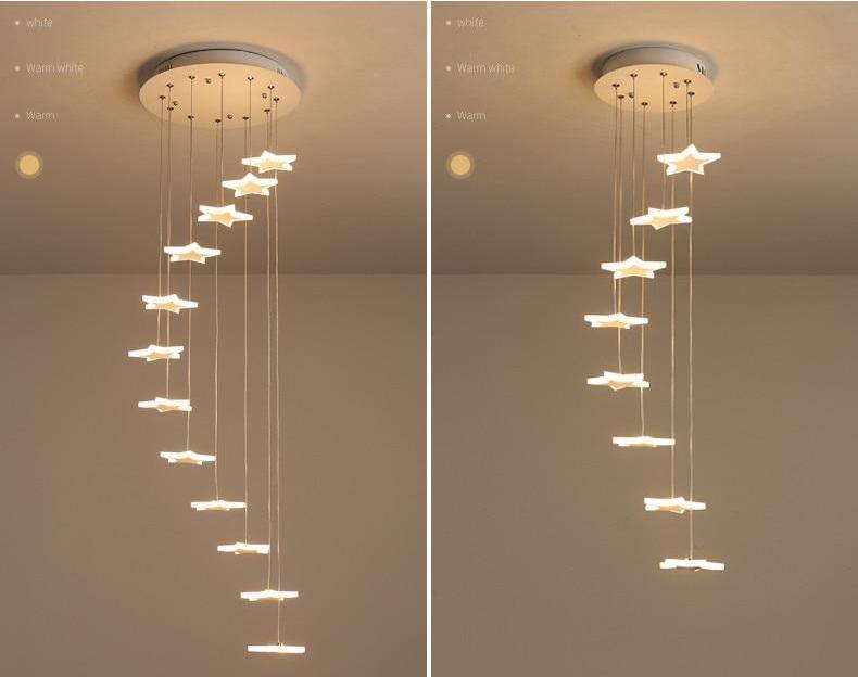 Astra Bay – Clear Glass Starburst Chandelier