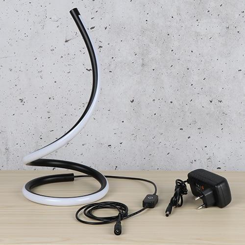 Helix – Dimmable Spiral Aluminium Touch Desk Lamp