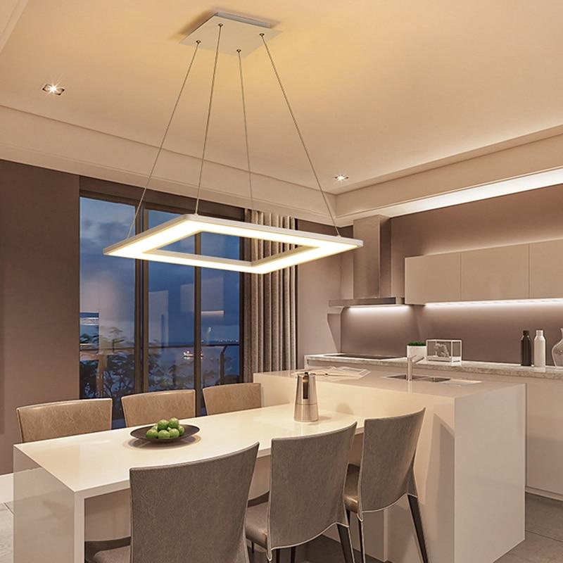 Waku – Suspended Aluminium LED Frame Light