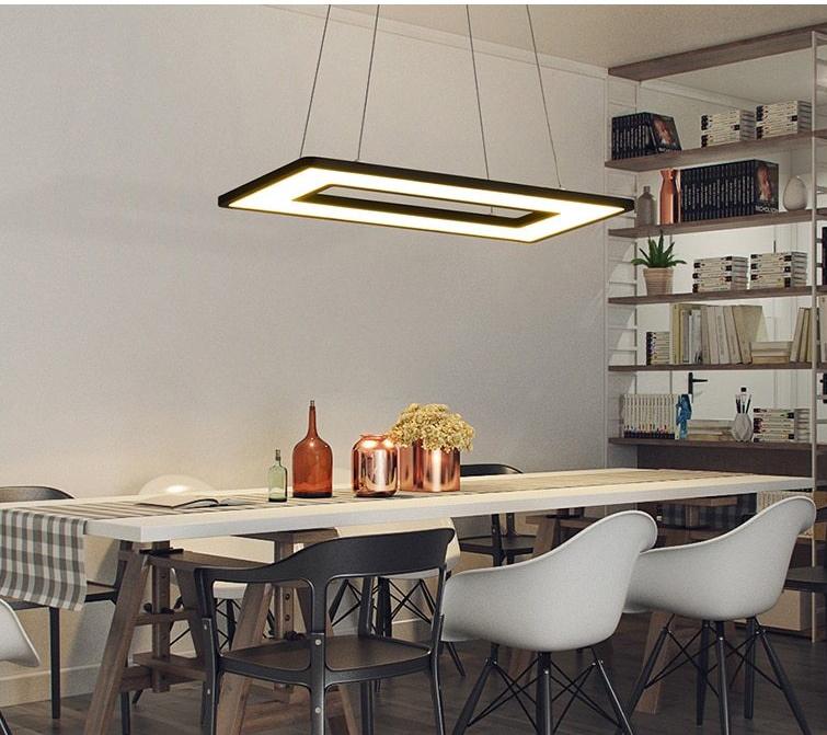 Waku – Suspended Aluminium LED Frame Light