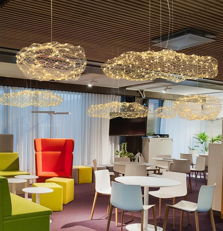 Kumo – Starlit Iron Cloud Ceiling Light