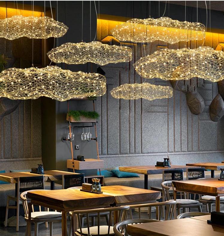 Kumo – Starlit Iron Cloud Ceiling Light