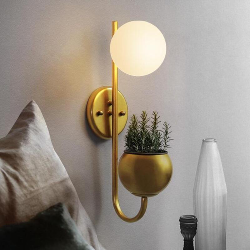 Kaimo – Iron and Glass Planter Wall Light