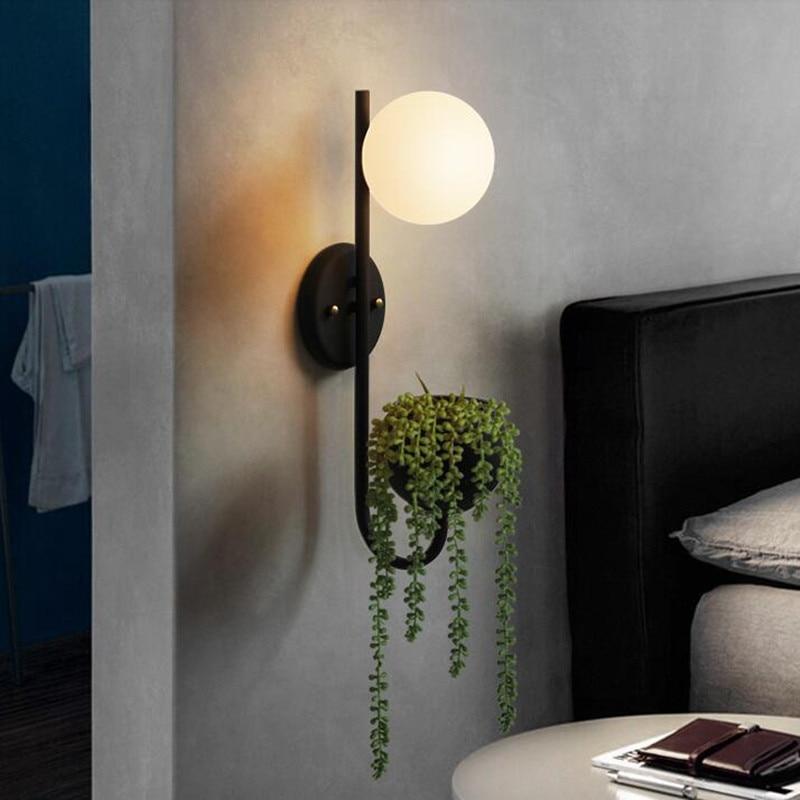 Kaimo – Iron and Glass Planter Wall Light