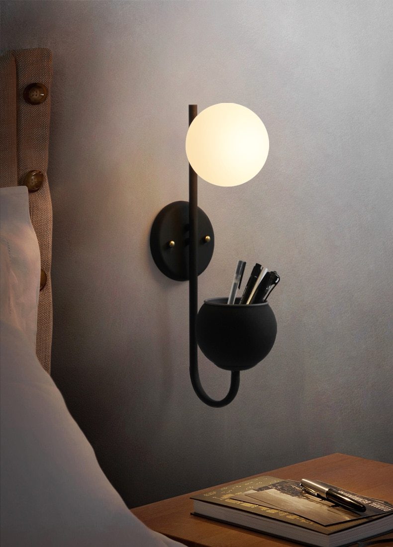 Kaimo – Iron and Glass Planter Wall Light