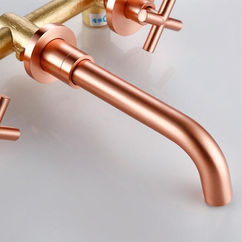 Quarry – Wall-Mounted Cross-Handle Basin Faucet