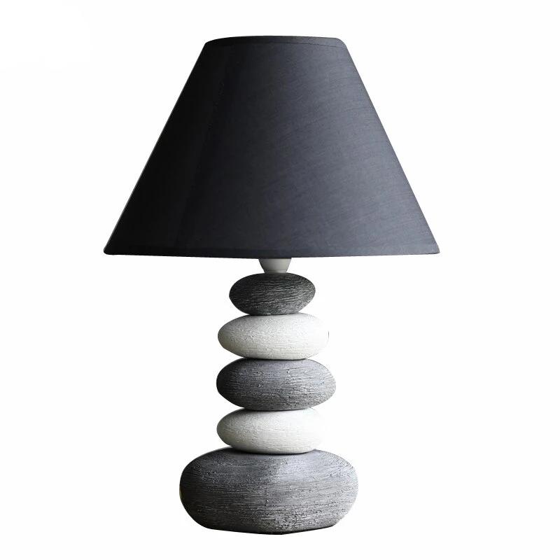 Cairn – Stacked Ceramic Stone Table Lamp