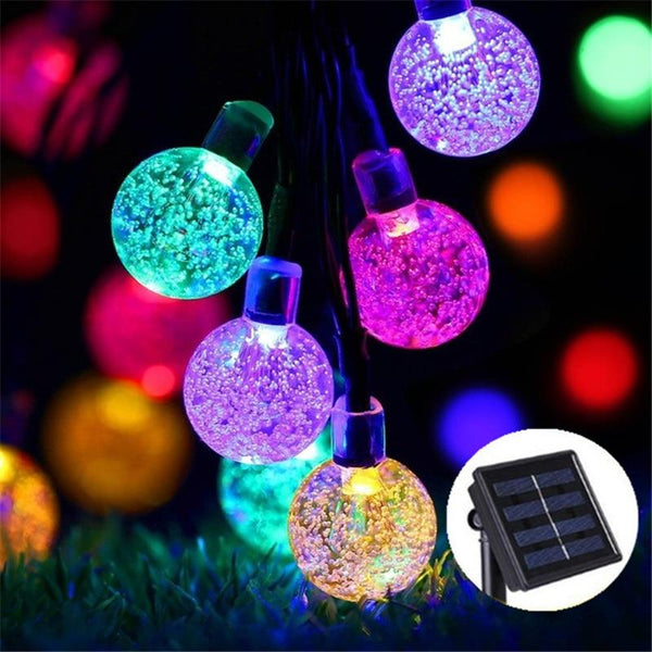 Festoon – Solar 20-Globe Outdoor String Lights