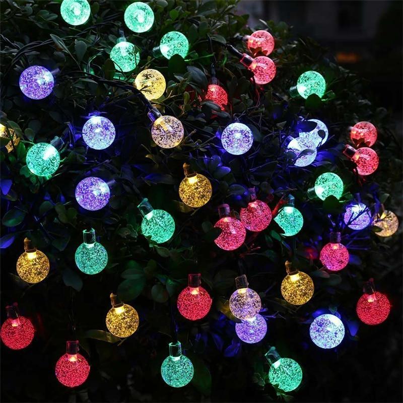 Festoon – Solar 20-Globe Outdoor String Lights