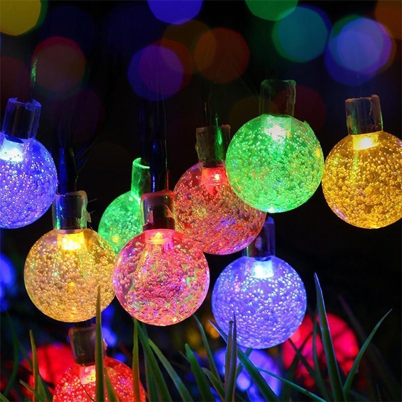 Festoon – Solar 20-Globe Outdoor String Lights