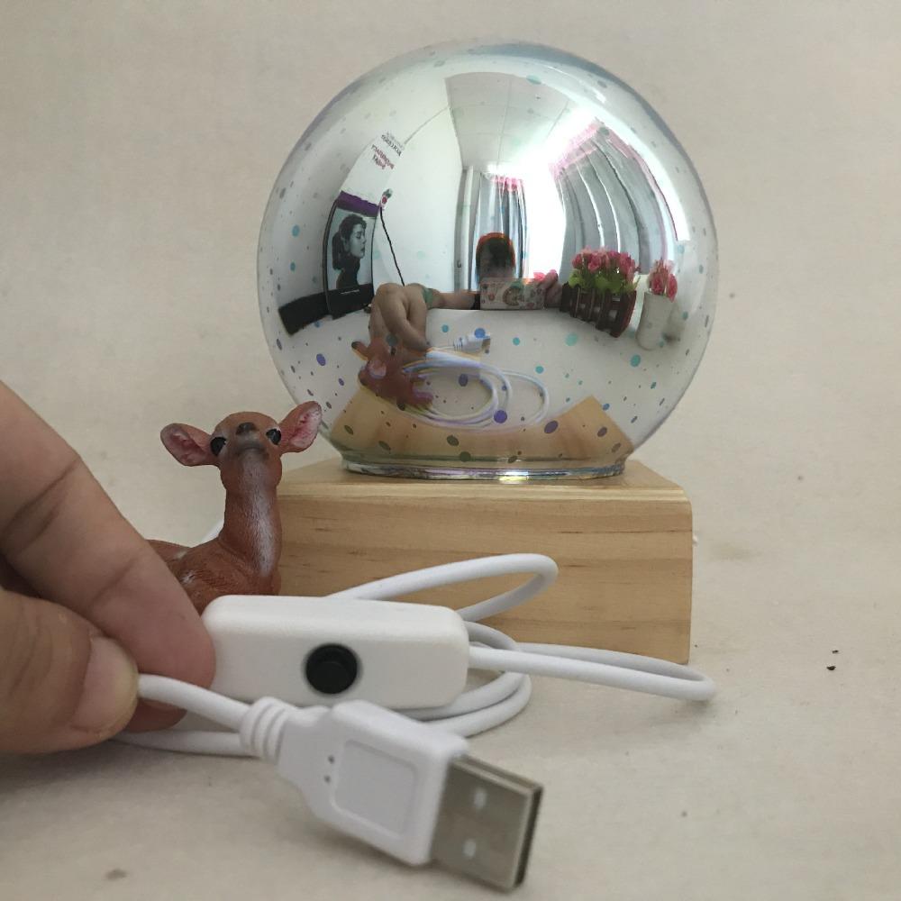 Nils – Glass Globe Projection Night Light