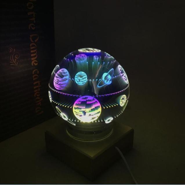 Nils – Glass Globe Projection Night Light