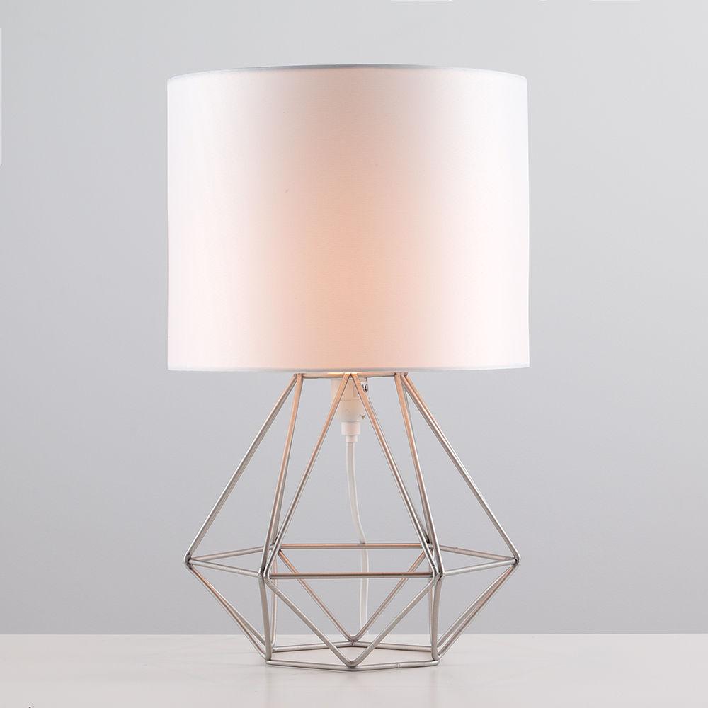 Lattice – Geometric Wire-Frame Metal Table Lamp